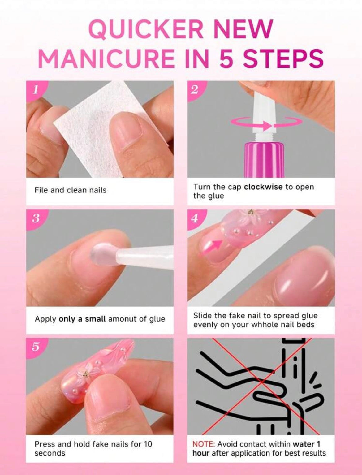 Super Strong Gel Glue | Semi Solid Quick Dry Glue Tube For Pressons