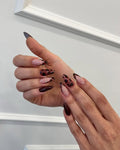 Tortoise Shell Abstract Nails
