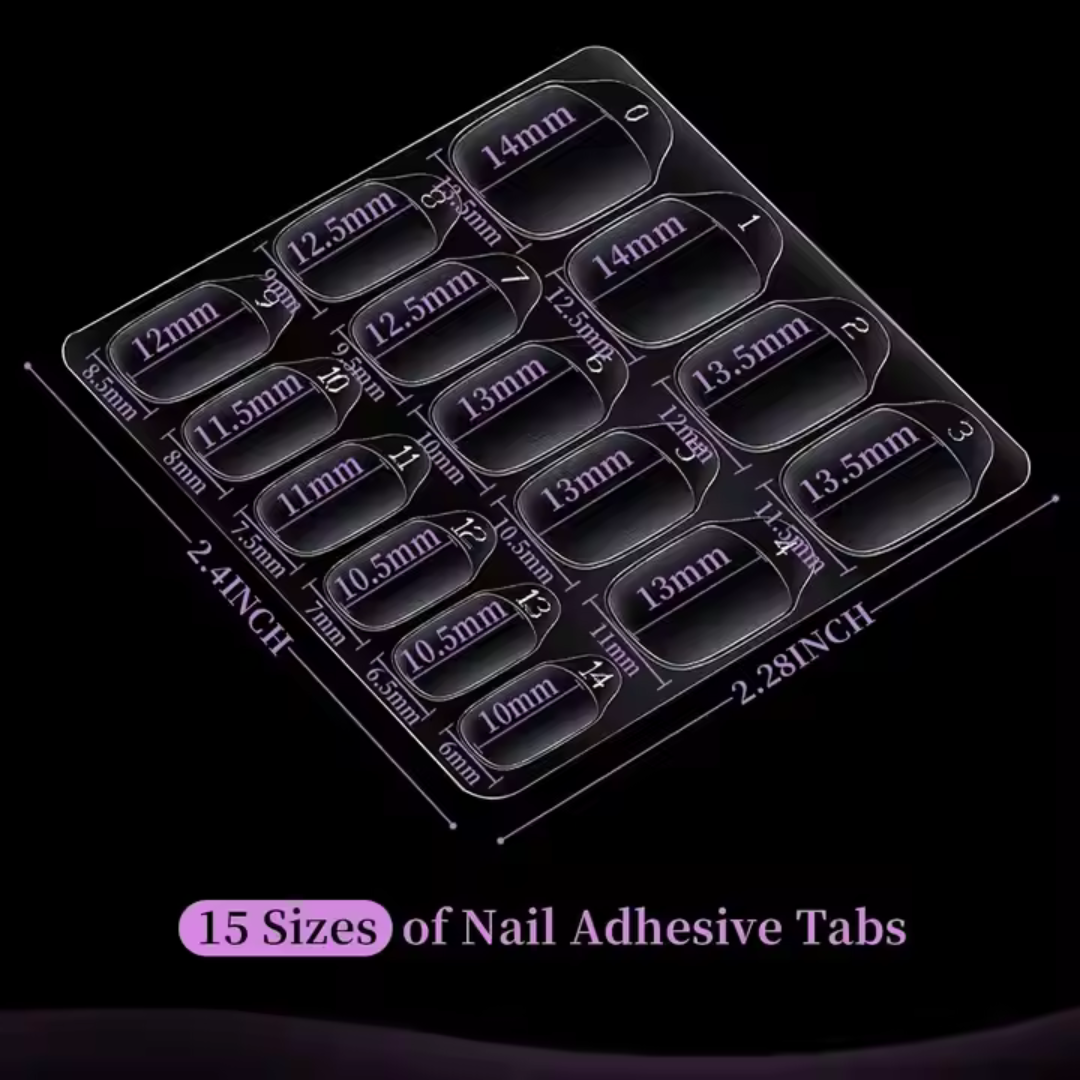 Nail Sticker Gel Tabs | 5 cards