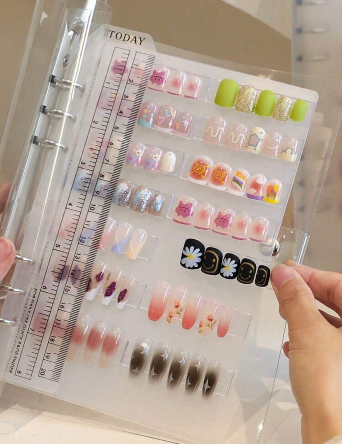 Presson Nails Empty Booklet - Nails Storage Book