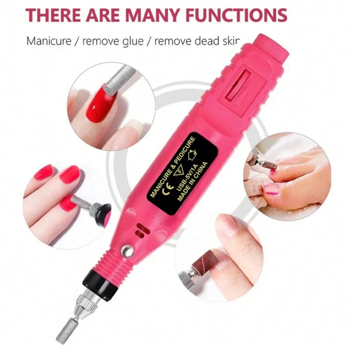E File | Nail Drill Machine Tool For Presson Nails