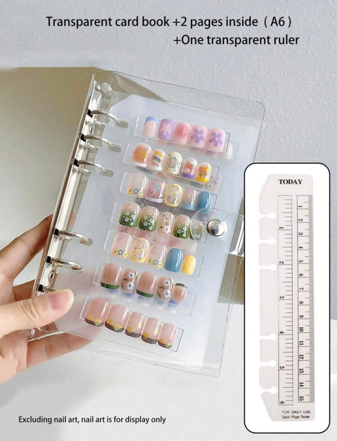 Presson Nails Empty Booklet - Nails Storage Book