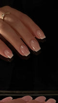 Milky Nude French Tips Clean Girl Nails