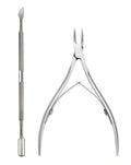 Manicure set | Cuticle Pusher & Nipper | 2 pcs