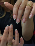 Natural gellish french tips