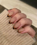 Tortoise Shell French Gelx Tips