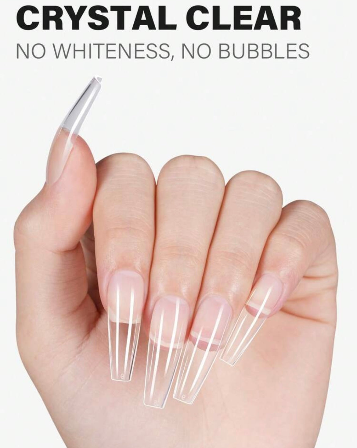 Hard Gel Glue | UV Lamp Required | 4 Weeks Strong Sticking For Presson Nails