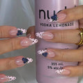 Lilac Polka Dots With 3D Blueberries