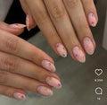 Milky Pink With Swarovski Crystals