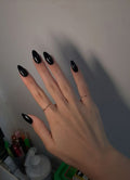 Black Gel Nails