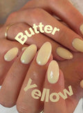 Butter Yellow Nails