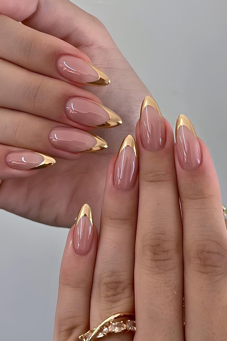 Bronze Gold Chorme Tips