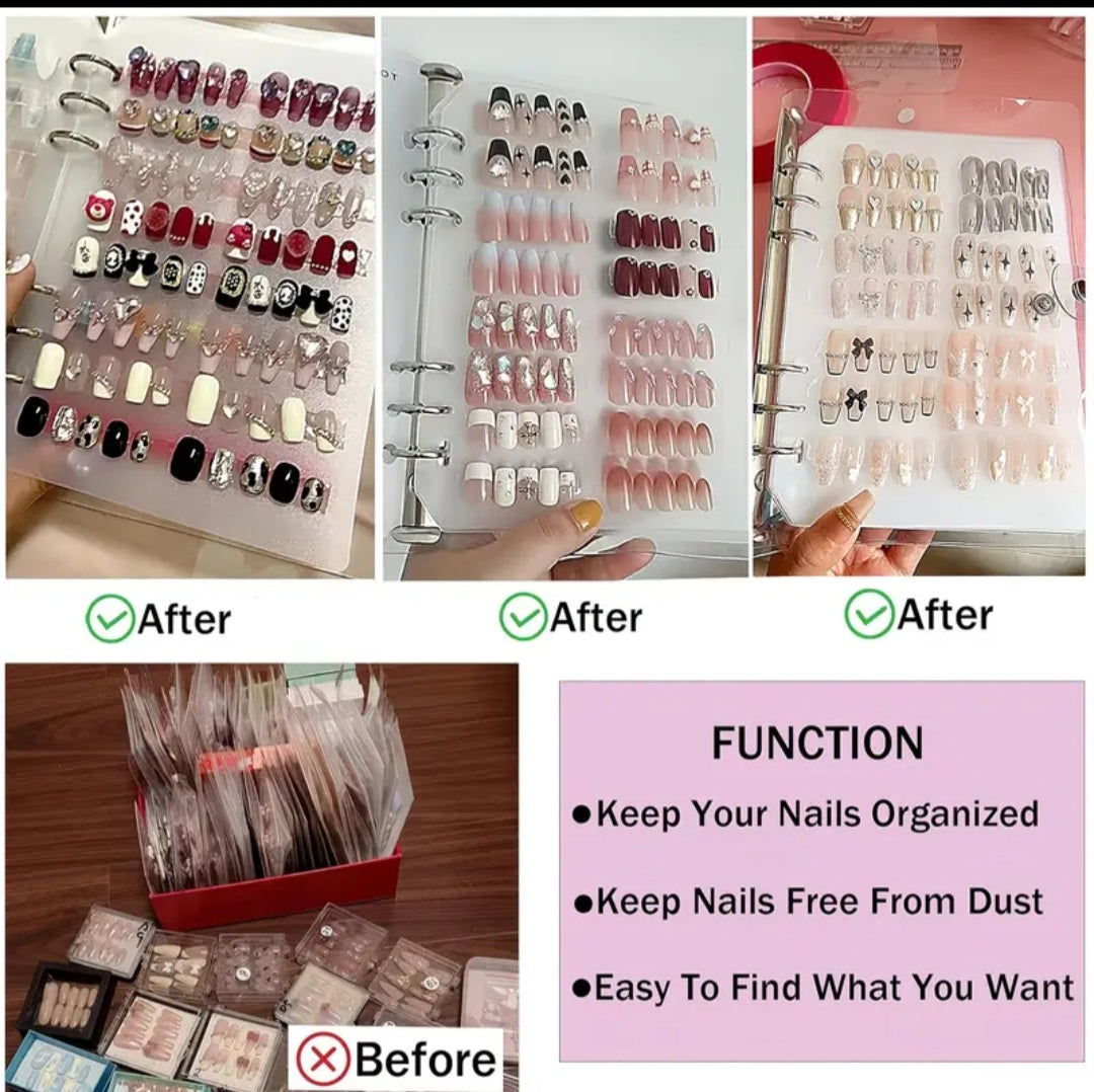 Presson Nails Empty Booklet - Nails Storage Book